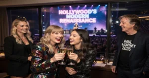 Hollywood’s Modern Renaissance Taylor Swift Cheers with Olivia Rodrigo, Margot Robbie & More at Paul McCartney’s 2026 Concert