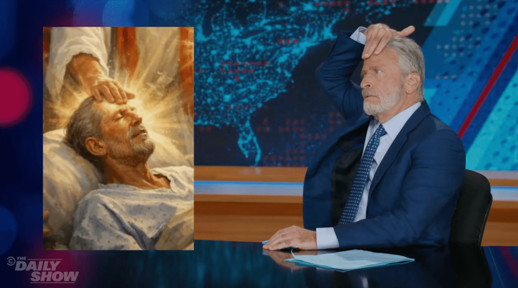 Jon Stewart on Trump's AI Jesus photo, the Vatican dispute and Orbán's defeat